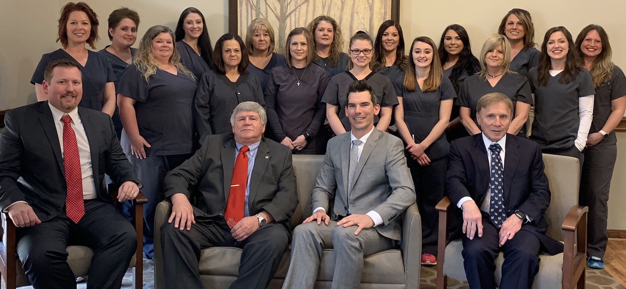 The entire surgical team of Oral Surgery Associates